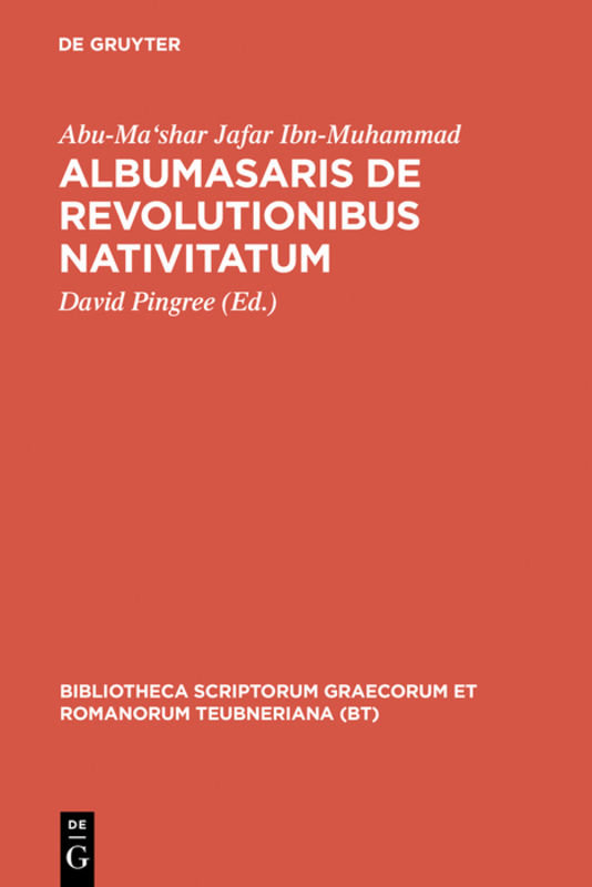 Albumasaris de revolutionibus nativitatum