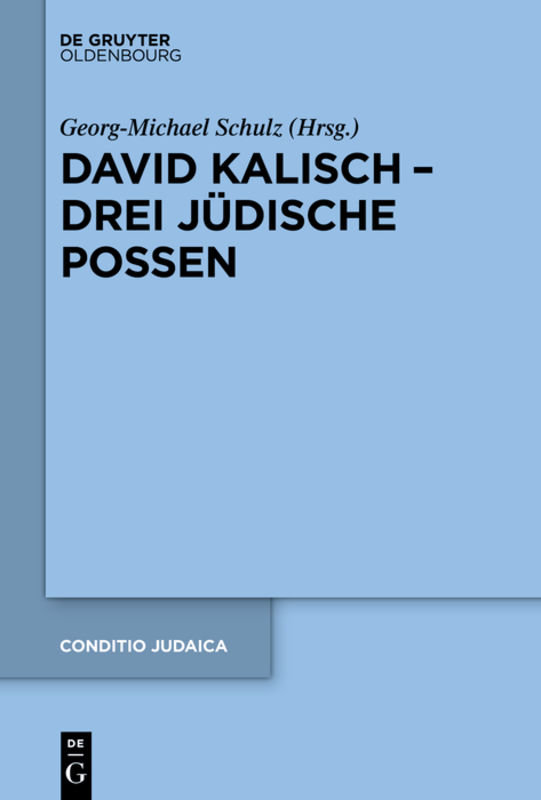 David Kalisch - drei jüdische Possen