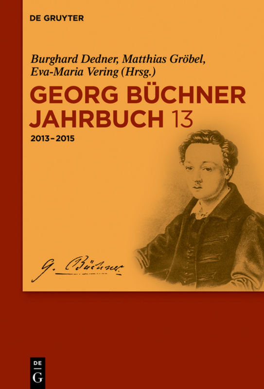 Georg Büchner Jahrbuch / 2013-2015