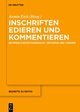 Inschriften edieren und kommentieren