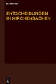 Entscheidungen in Kirchensachen seit 1946 / 01.07.2020-31.12.2020