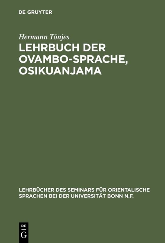 Lehrbuch der Ovambo-Sprache, Osikuanjama