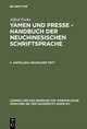 Alfred Forke: Yamen und Presse - Handbuch der neuchinesischen Schriftsprache / Deutscher Text