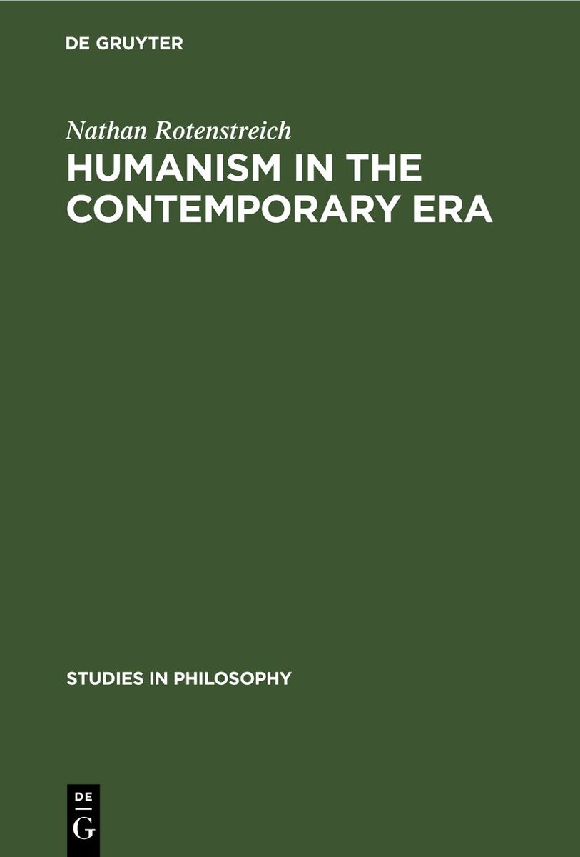 Humanism in the contemporary era