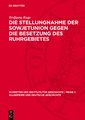 Die Stellungnahme der Sowjetunion gegen die Besetzung des Ruhrgebietes