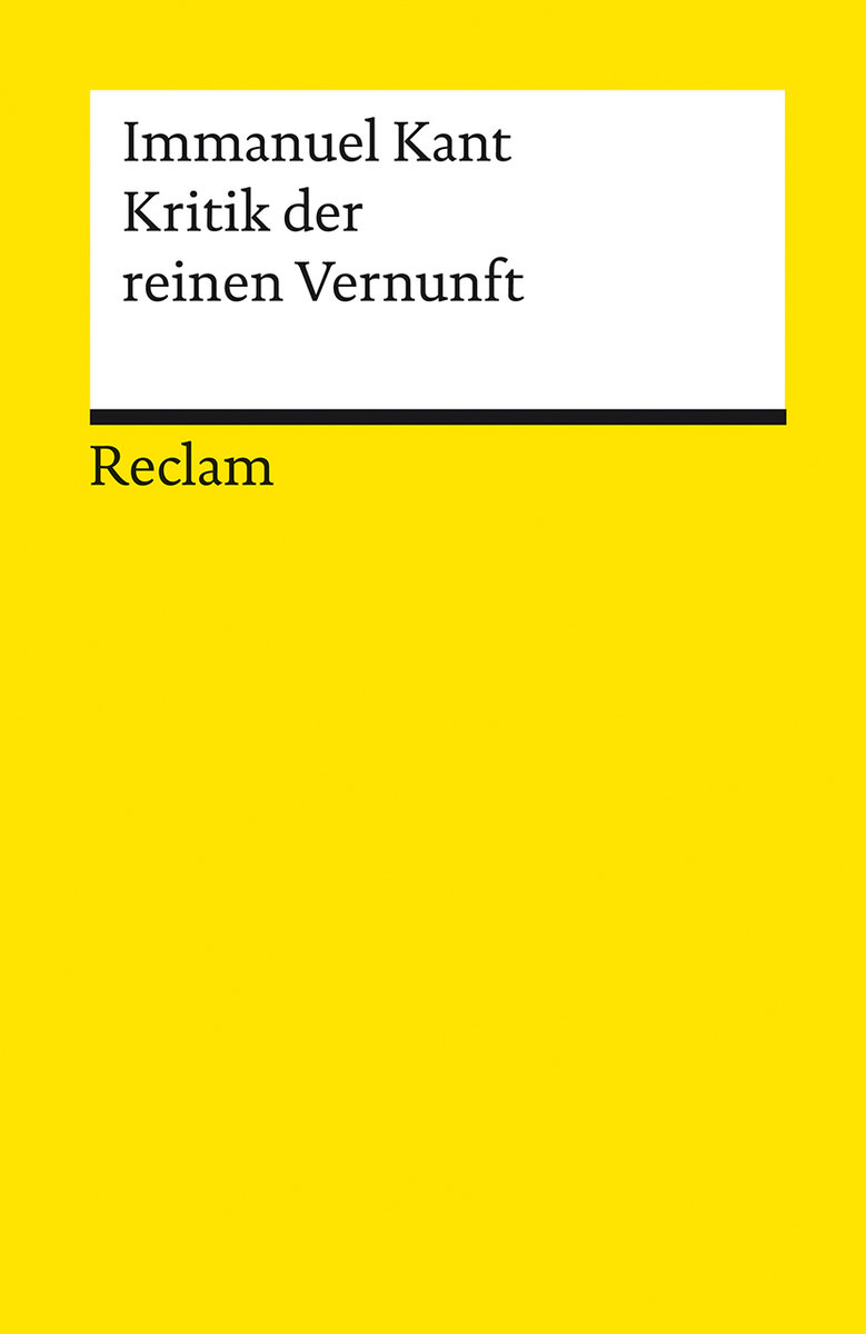 Kritik der reinen Vernunft