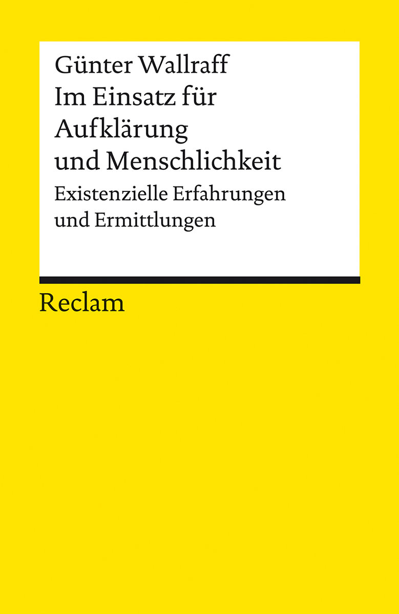 Im Einsatz für Aufklärung und Menschlichkeit. Existenzielle Erfahrungen und Ermittlungen