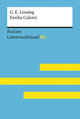 Emilia Galotti von Gotthold Ephraim Lessing: Lektüreschlüssel mit Inhaltsangabe, Interpretation, Prüfungsaufgaben mit Lösungen, Lernglossar. (Reclam Lektüreschlüssel XL)