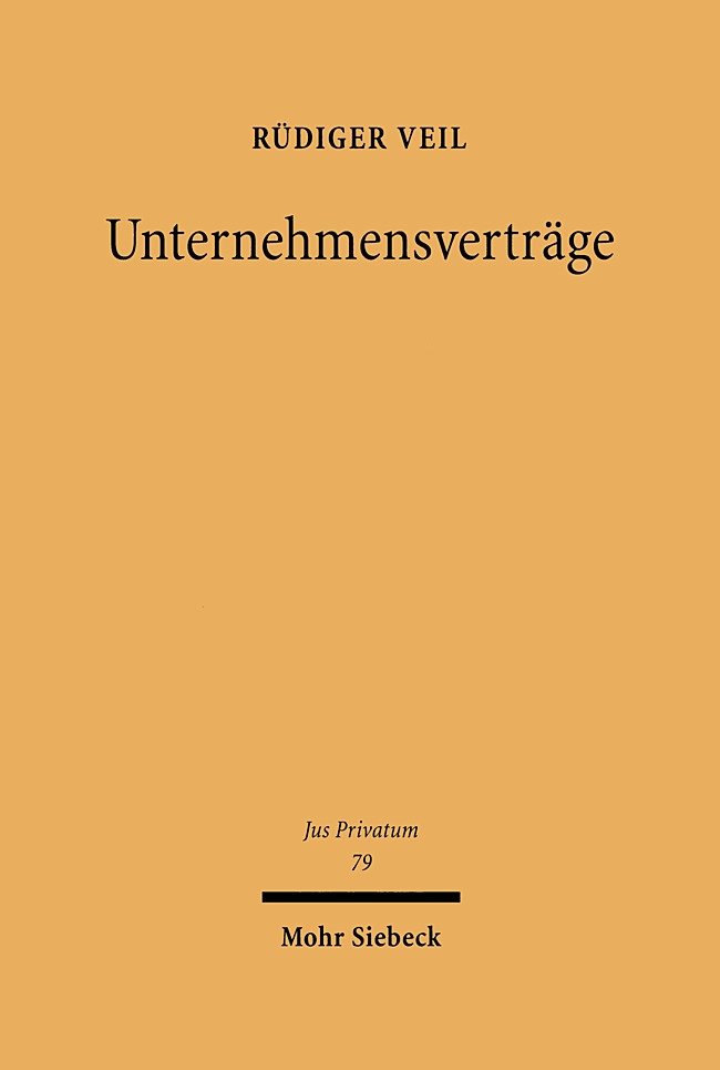 Unternehmensverträge