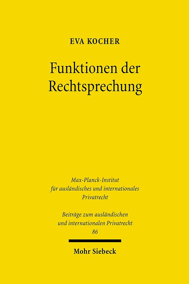 Funktionen der Rechtsprechung