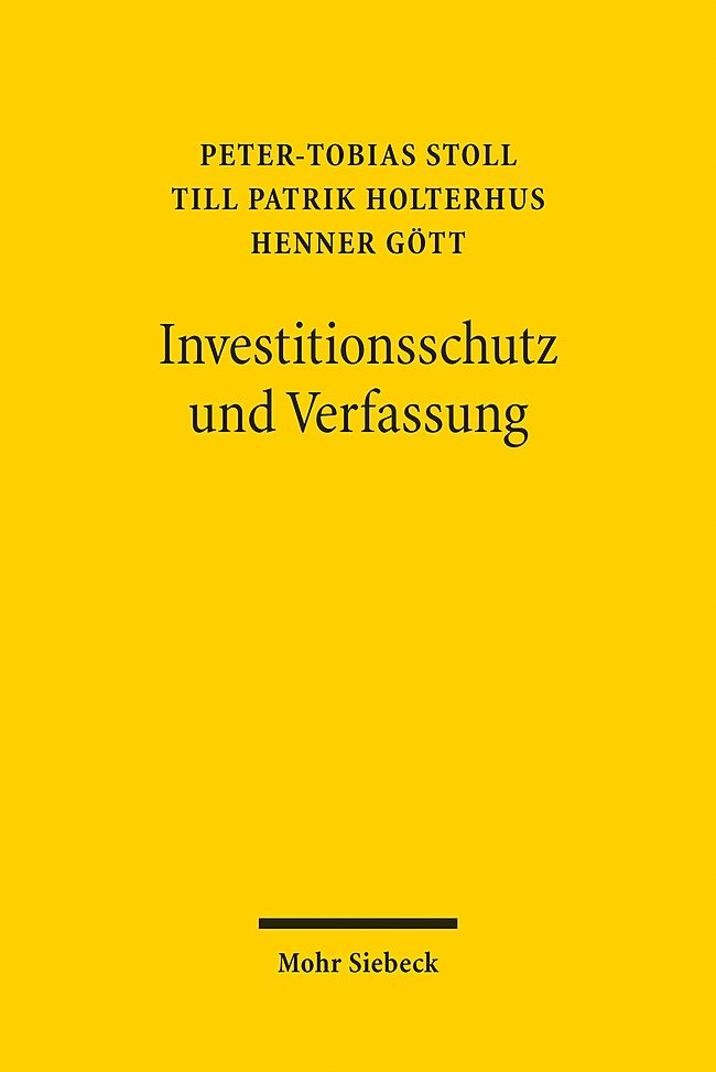 Investitionsschutz und Verfassung