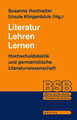 Literatur Lehren Lernen