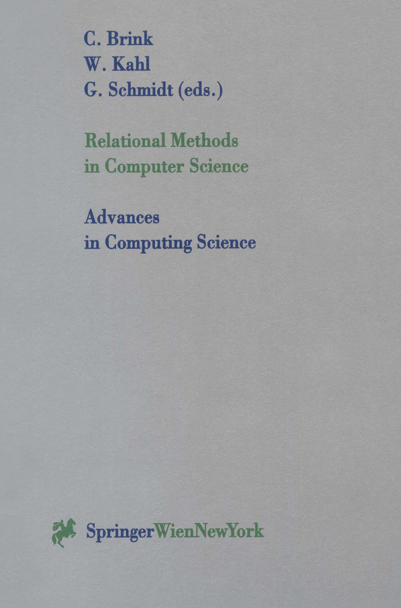 Relational Methods in Computer Science