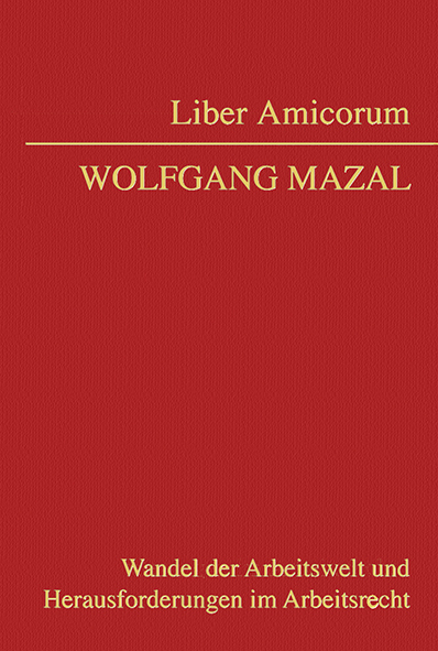 Liber Amicorum Wolfgang Mazal zum 60. Geburtstag