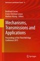 Mechanisms, Transmissions and Applications