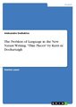 The Problem of Language in the New Nature Writing. 'Thin Places' by Kerri ní Dochartaigh