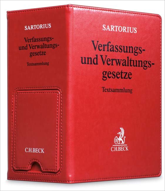 Sartorius 1 Verfassungs- und Verwaltungsgesetze (Pflichtabnahme)