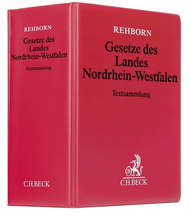 Hippel-Rehborn Gesetze des Landes Nordrhein-Westfalen, zur Fortsetzung