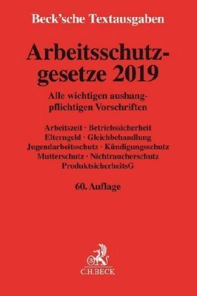 Arbeitsschutzgesetze 2019