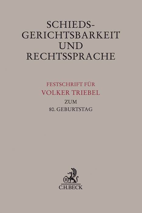 Schiedsgerichtsbarkeit und Rechtssprache