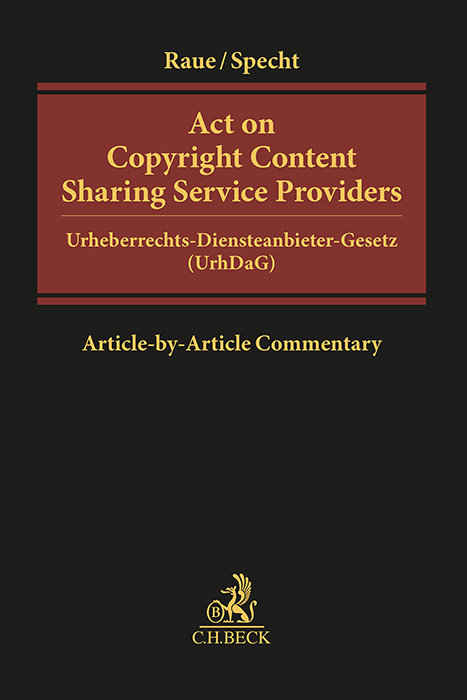 Act on Copyright Content Sharing Service Providers