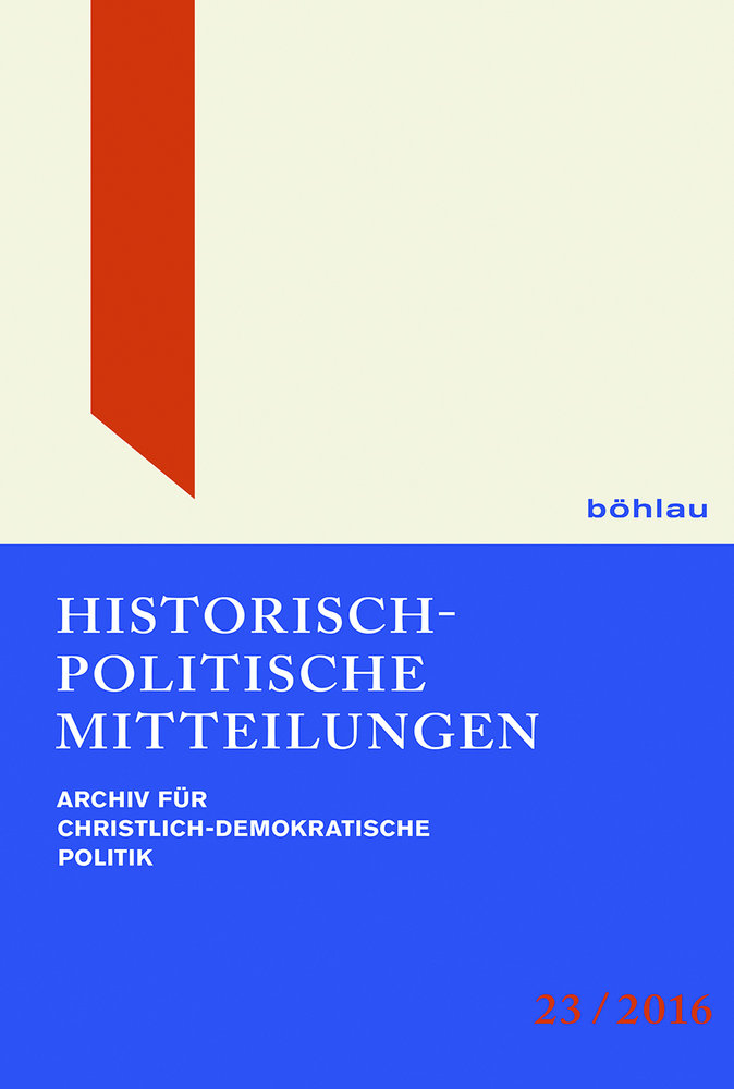 Historisch-Politische Mitteilungen