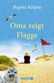 Oma zeigt Flagge