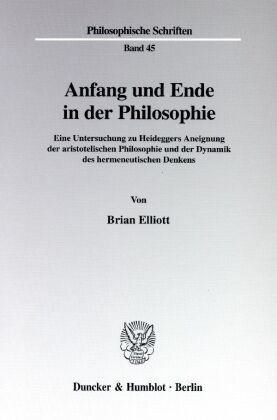 Anfang und Ende in der Philosophie