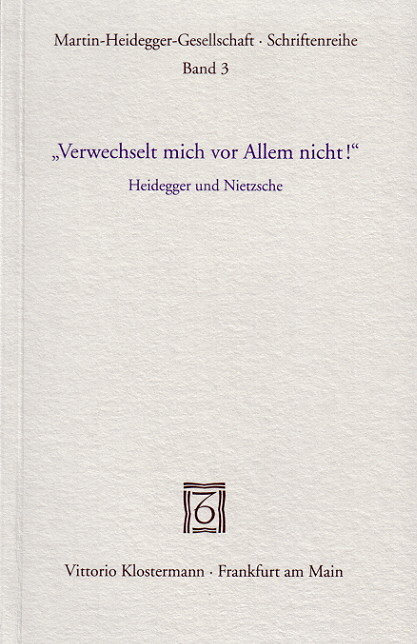 'Verwechselt mich vor Allem nicht!'