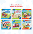 ministeps: Mein erster Bücher-Würfel: Kita, Zoo und Feuerwehr (Bücher-Set)