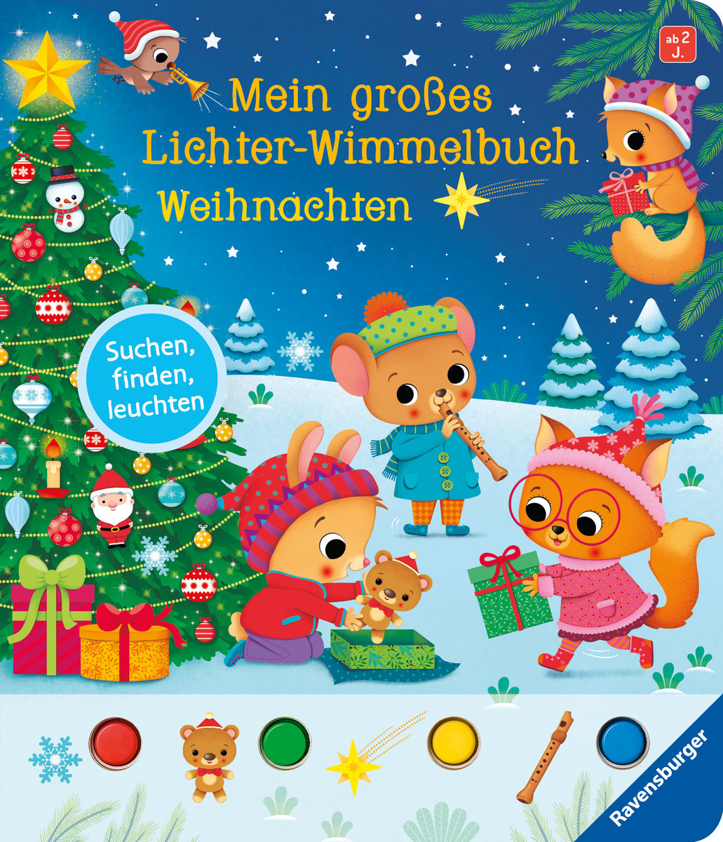 Mein großes Lichter-Wimmelbuch: Weihnachten