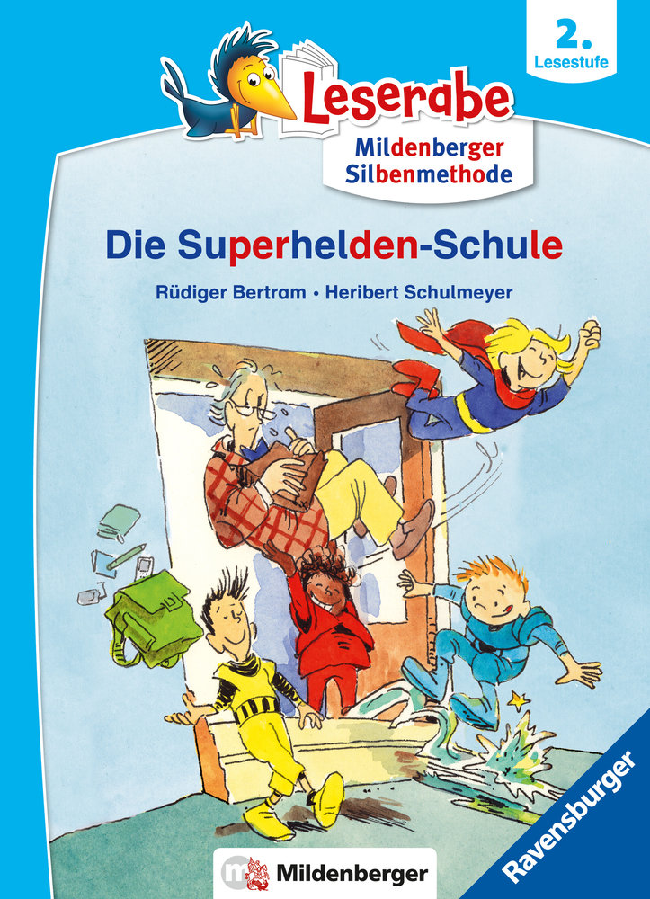 Die Superhelden-Schule - lesen lernen mit dem Leseraben - Erstlesebuch - Kinderbuch ab 7 Jahren mit Silbengeschichten zum Lesenlernen (Leserabe 2. Klasse mit Mildenberger Silbenmethode)