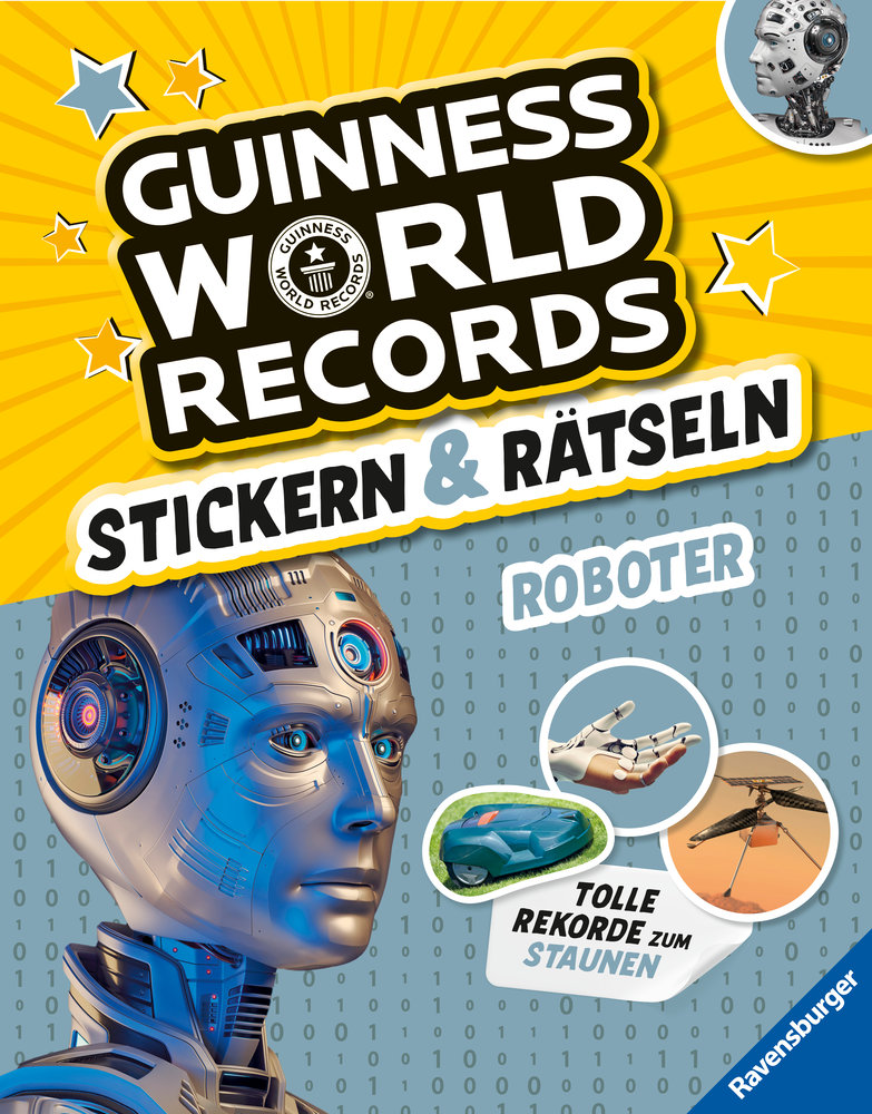 Guinness World Records Stickern und Rätseln: Roboter