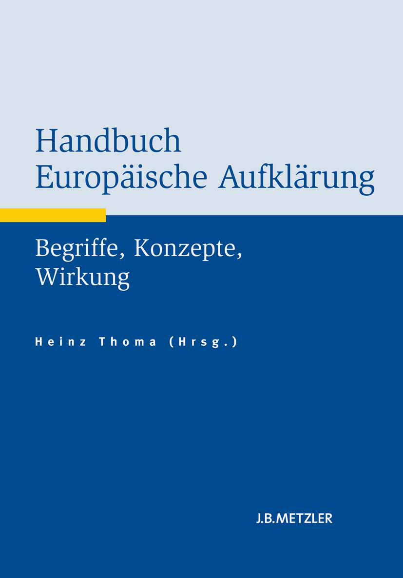 Handbuch Europäische Aufklärung