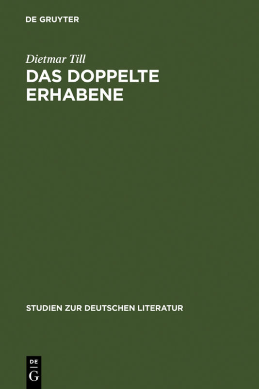 Das doppelte Erhabene