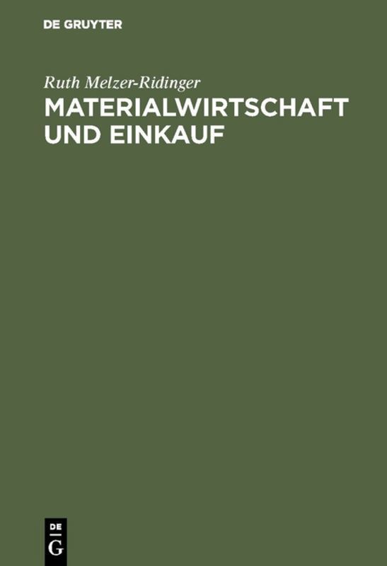 Materialwirtschaft und Einkauf