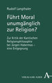 Führt Moral unumgänglich zur Religion?