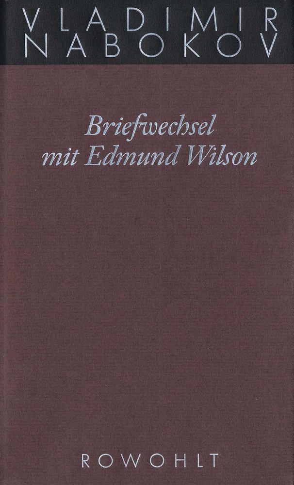 Briefwechsel mit Edmund Wilson