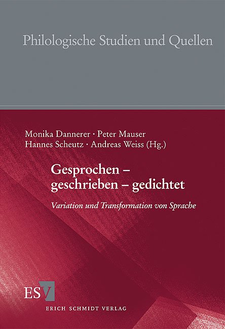 Gesprochen - geschrieben - gedichtet