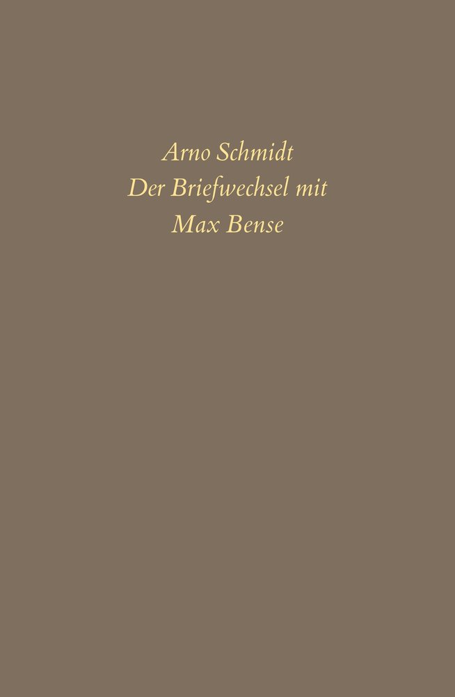 Bargfelder Ausgabe. Briefe von und an Arno Schmidt