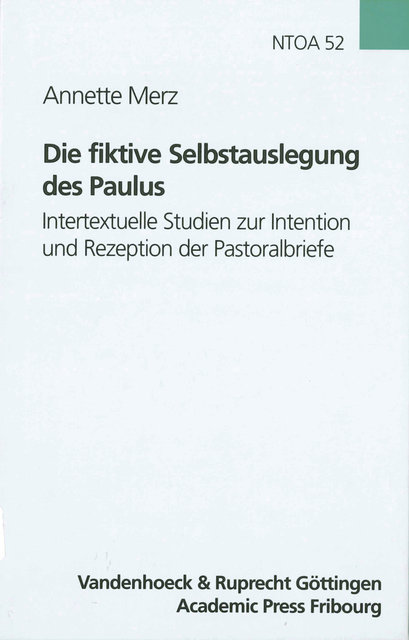 Die fiktive Selbstauslegung des Paulus