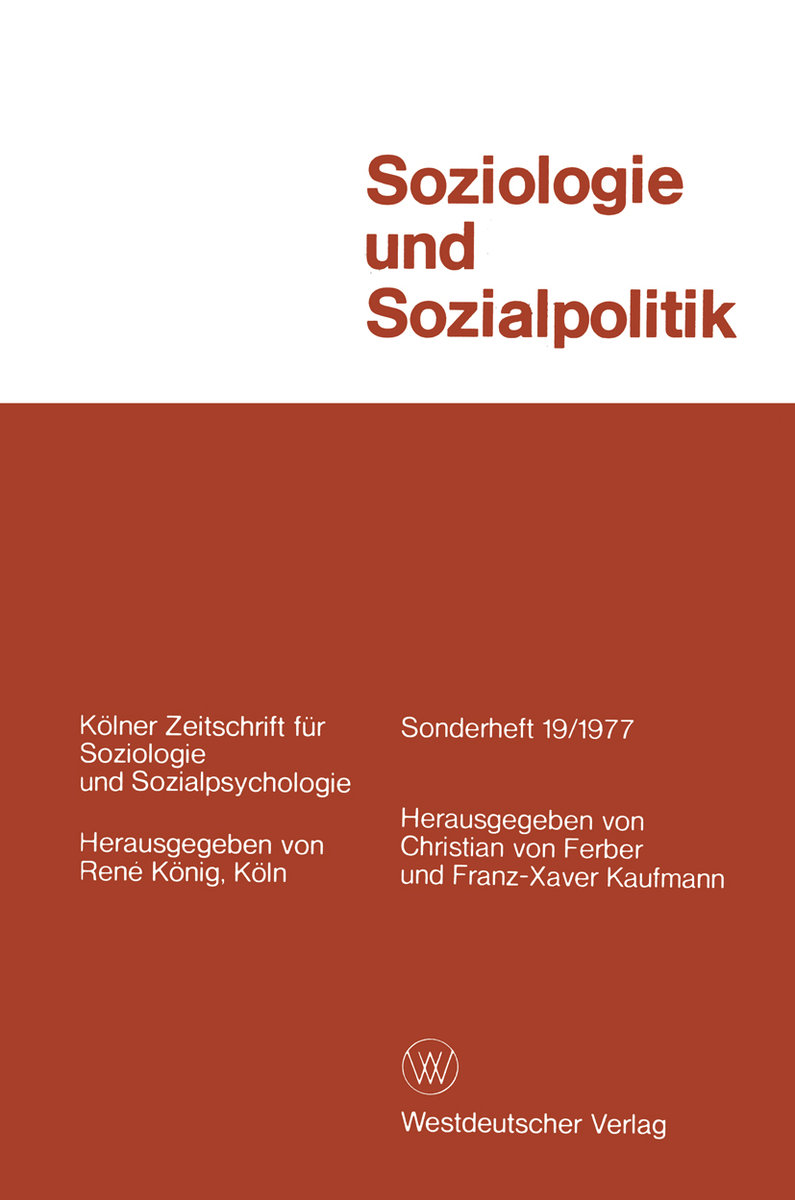 Soziologie und Sozialpolitik