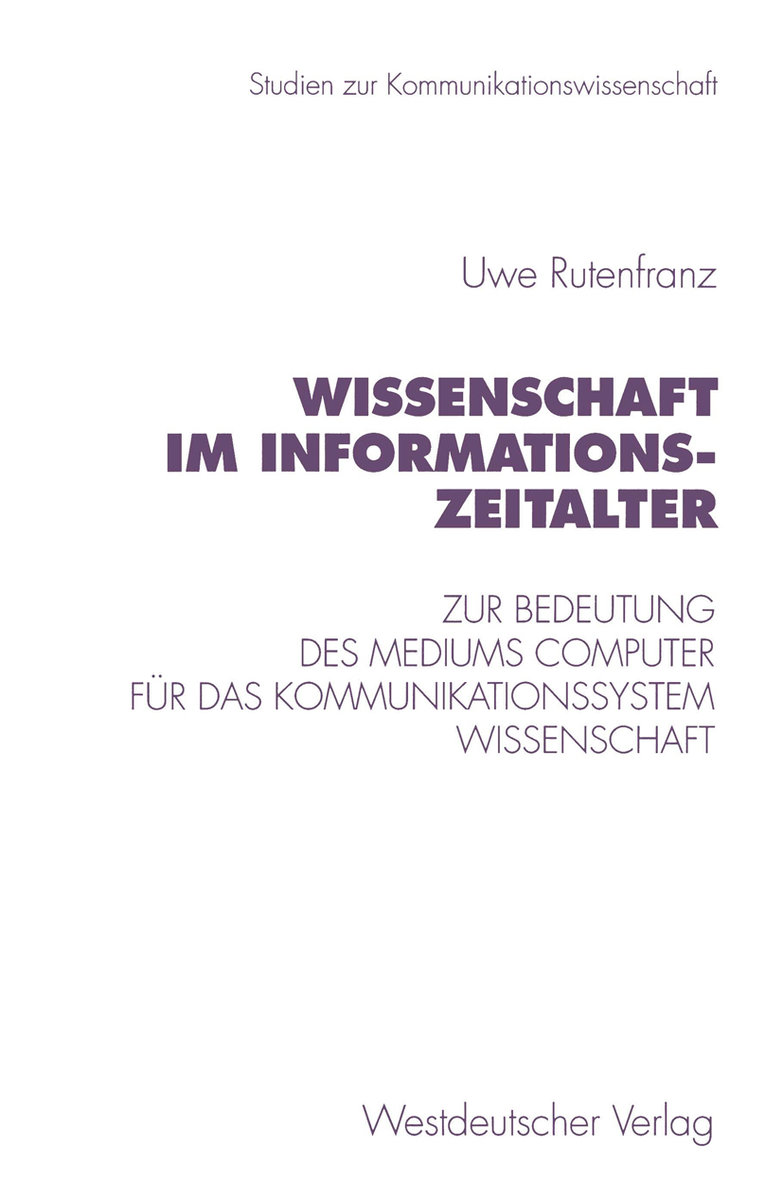 Wissenschaft im Informationszeitalter