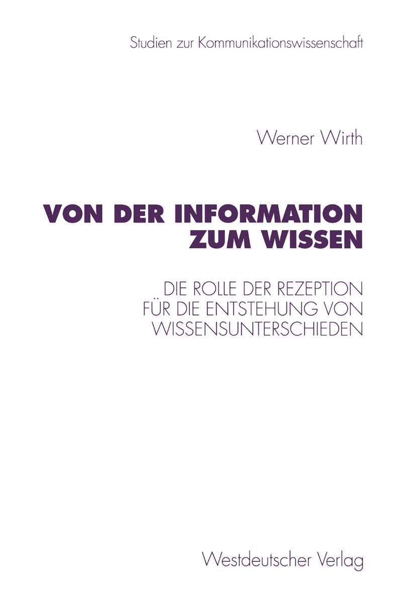 Von der Information zum Wissen