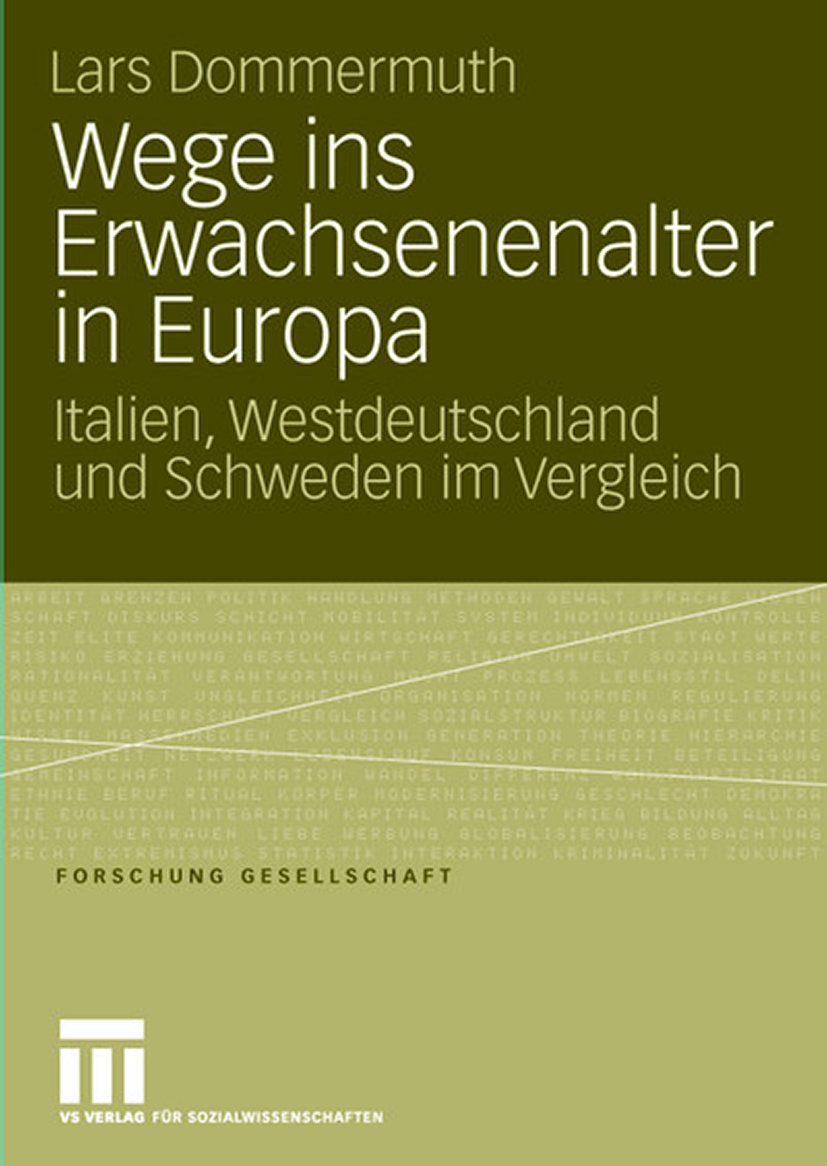 Wege ins Erwachsenenalter in Europa