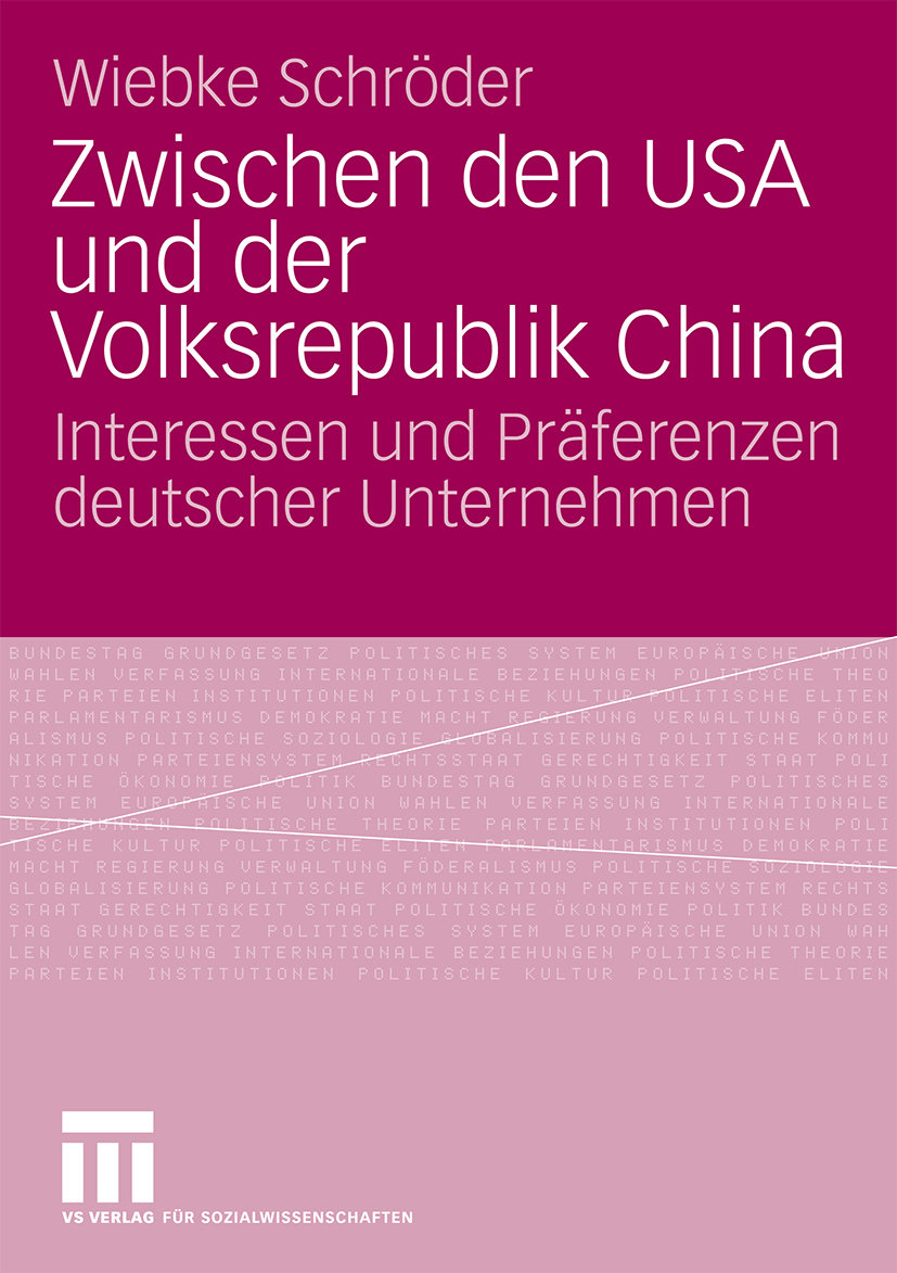 Zwischen den USA und der Volksrepublik China