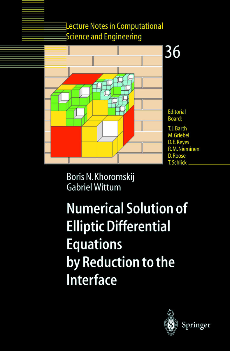 Numerical Solution of Elliptic Differential Equations by Reduction to the Interface