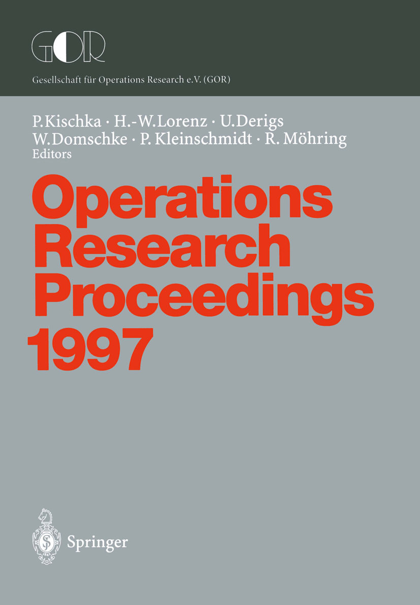 Operations Research Proceedings 1997