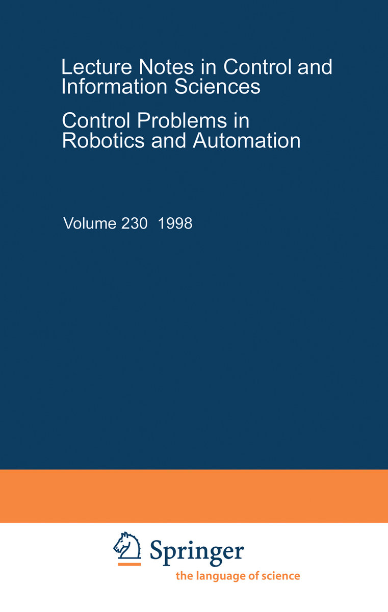 Control Problems in Robotics and Automation