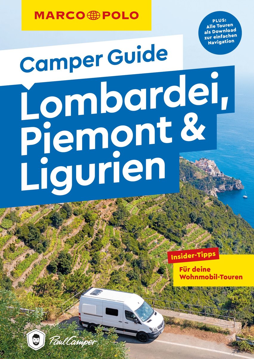 MARCO POLO Camper Guide Lombardei, Piemont & Ligurien